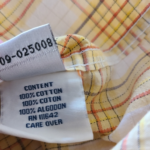 COOGI men's plaid shirt sz.5 XL buttons up - Picture 9 of 11